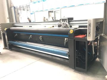 Dual CMYK Color Flag Printing Machine / Direct To Fabric Printing Machine With Three Epson 4720 Print Heads