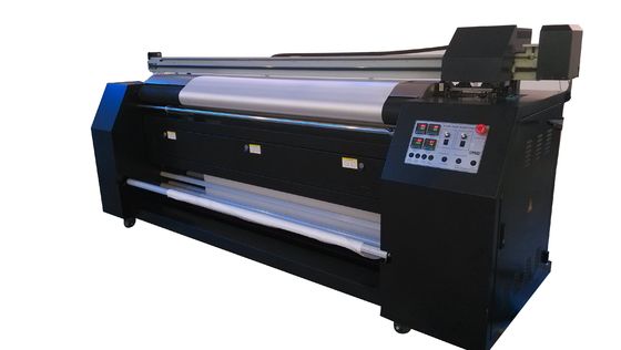 Sublimations-Satin-Gewebe-Druckmaschine 5.5KW verdoppeln CMYK 1440 DPI