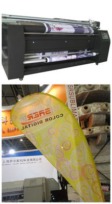 Breite der Polyester-Gewebe-bunte Digital-Druckmaschinen-CMYK 2.3m