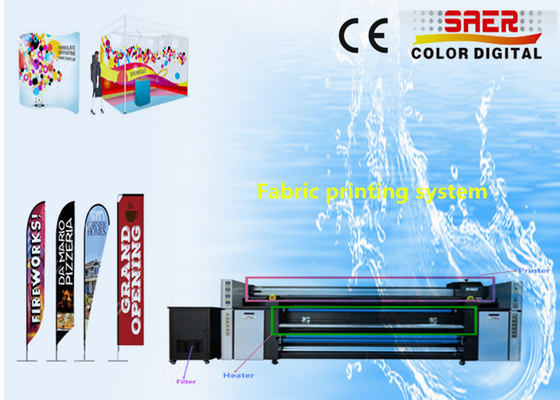 Teardrop Flag Druckmaschine / Textildrucksystem Dual CMYK