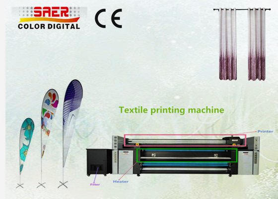 Doppel-Flaggen-Druckmaschine CMYK-Sublimations-Drucker-Custom Full Colors Digital