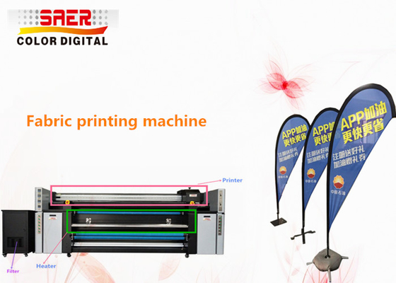 Niedriges Kosten hohe Automatisierungs-Digital-Textildruckmaschine für Baumwoll-Polyester