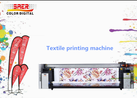 Großformat-Digitales Flaggen-Drucksystem / Textilmaterial-Drucker mit 1400 dpi