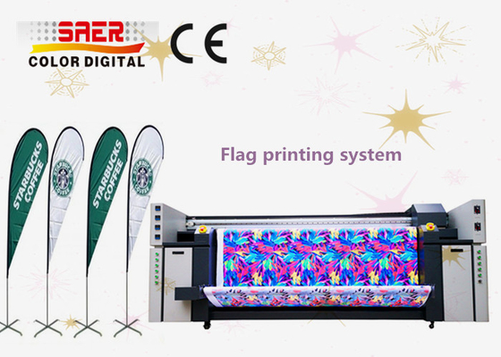 Digitale Textildruckmaschine mit Heizung / Sublimationsflaggedrucksystem