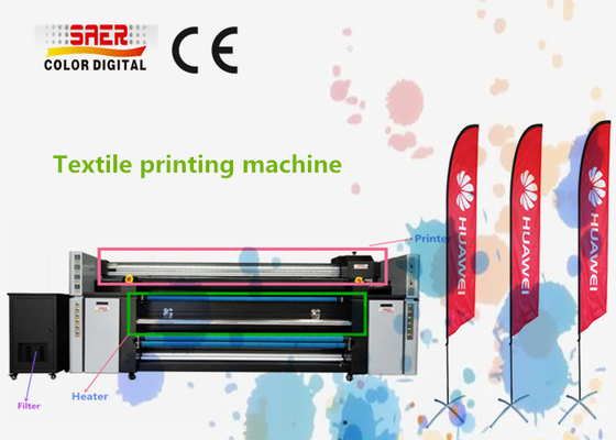 Farbstoffsublimationsdrucker Digitaldruckmaschine mit hohem DPI-Druckkopf