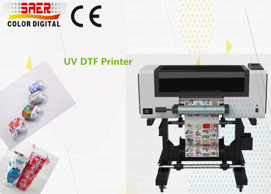 30 cm UV Dtf Drucker für Aufkleber Druck Roll To Roll Inkjet Drucker auf allen harten Materialien