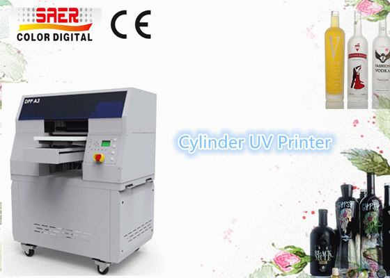 Hochauflösende zylindrische UV-Flasche Drucker umweltfreundlicher Tintendruckmaschine
