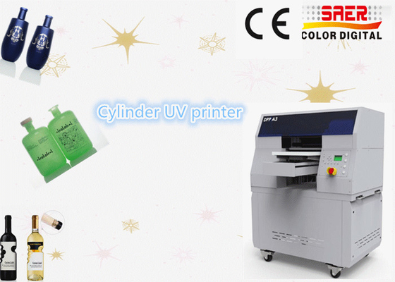 Hochauflösende zylindrische UV-Flasche Drucker umweltfreundlicher Tintendruckmaschine