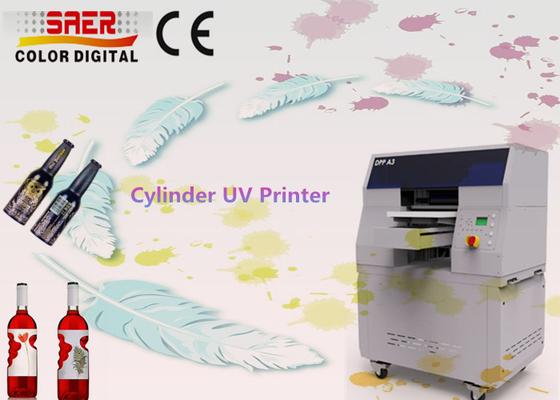 Hochgeschwindigkeits-360-Runddruckmaschine Digitale UV-Flaschendruckmaschine / Zylinder-UV-Drucker