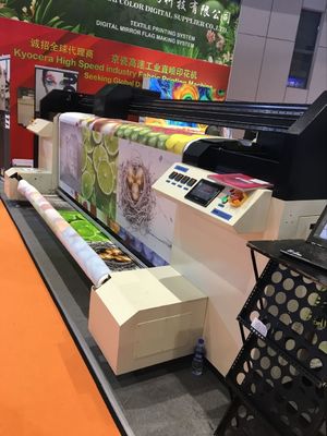 600 - 1800 Dpi-Textil-Druck-Maschine, Doppel-industrieller Gewebe-Drucker Cmyk