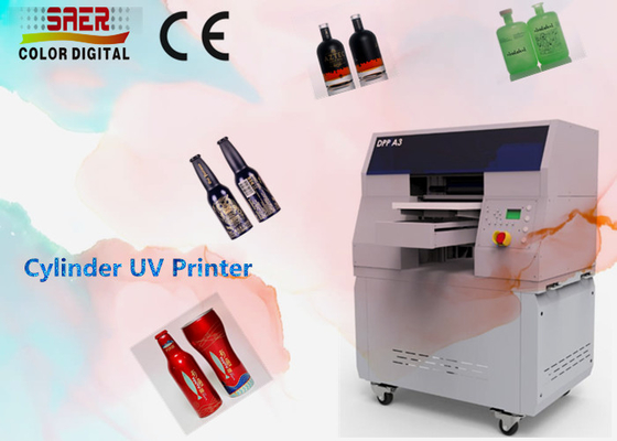 Professioneller UV-Zylinder-Drucker Automatischer UV-Drucker für Wasserflaschen Druckbecher Druckflaschen Druckmaschine