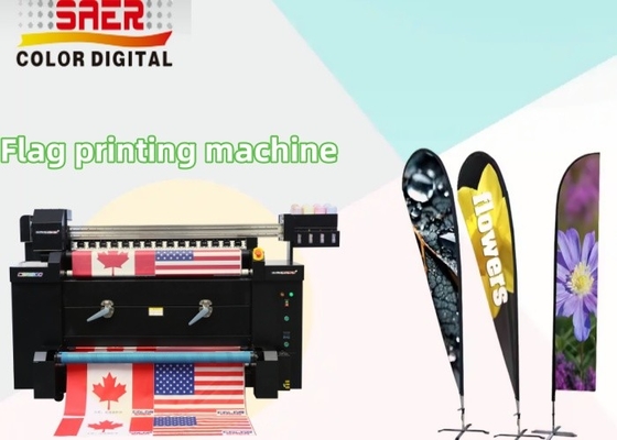 Strandflagge Stoffrolle Digitaldruck-Plotter Große Tintenstrahl-Sublimationsflaggendruckmaschine