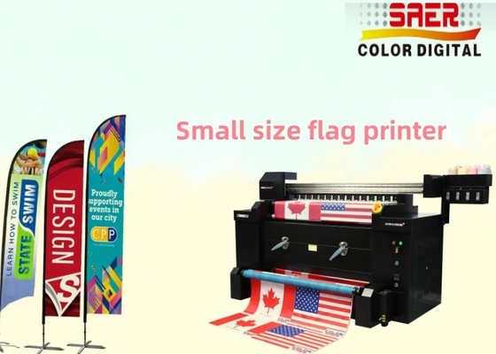 Automatische, direkte Textilflaggen-Flaggen-Sublimations-Flaggen-Druckmaschine Drucker 1,2 m Flaggen-Flaggen-Drucker