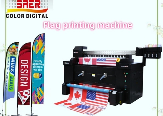 Flagge Stoff Banner Roll Inkjet Sublimation Digital Printing Plotter Großer Drucker Flaggenmaschine