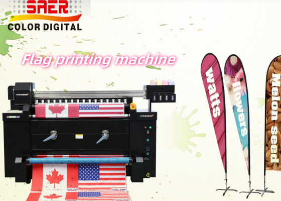 Flagsförderungsunternehmen Werbung Flexographische Textildruckmaschine