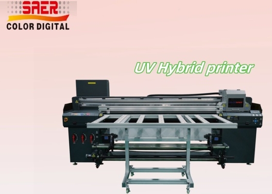 1.8m UV-Hybrid-Drucker mit Tisch Großformat Roll to Roll & Flatbed mit hochauflösendem Druckkopf