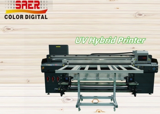 Professionelle hybride UV-Drucker Roll-to-Roll und Flachbett-UV-Drucker