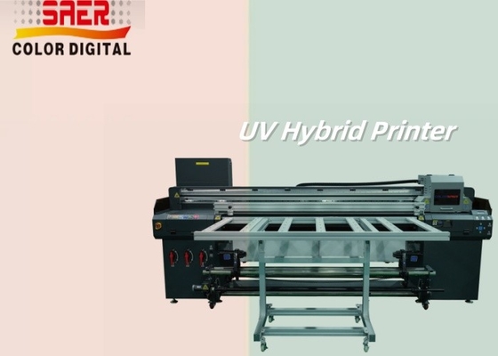Professionelle hybride UV-Drucker Roll-to-Roll und Flachbett-UV-Drucker