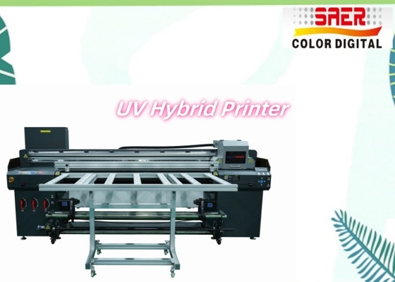 Hochpräzisions- und Hochgeschwindigkeitshybrider UV-Flachbettdrucker und Roll-to-Toll-Druckmaschine UV-Gürtel-Convey-Hybrid-Inkjetdrucker