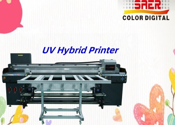 UV-Hybrid-Roll-zu-Roll- und Flachbett-UV-Drucker-Fabrik