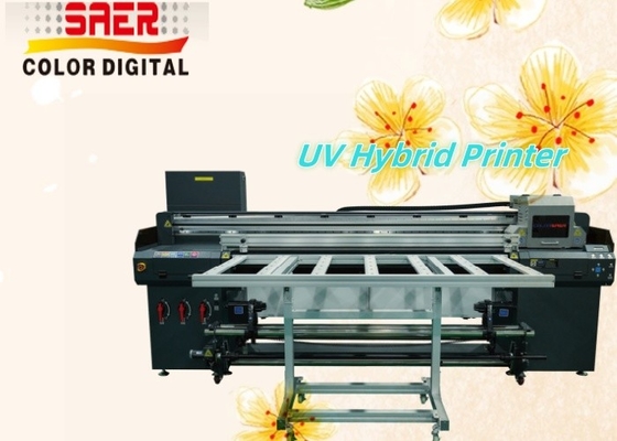 Hybride Flachbett-UV-Drucker Roll-to-Roll-Plotter Hochproduktivitätsanlagen Werbeunternehmen