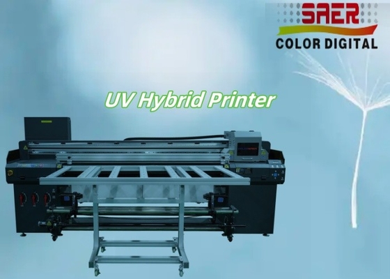 Roll to Roll & Flatbed Digital UV Hybrid-Drucker 1,8 m UV-Flatbed-Drucker