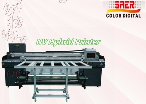 Multifunktionales großformatiges automatisches digitales Hybrid-Inkjet-UV-Flachbett- und Roll-to-Roll-Drucker