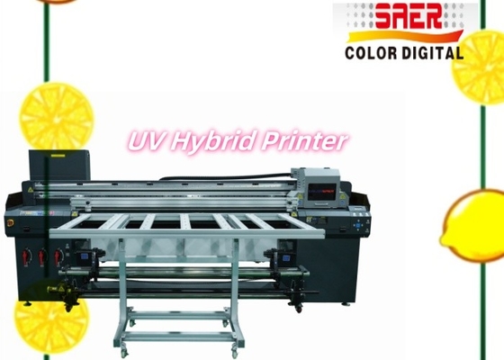 Mehrfarbiger Digitaldruck-Plotter Roll-to-Roll und flacher UV-Inkjet-Drucker