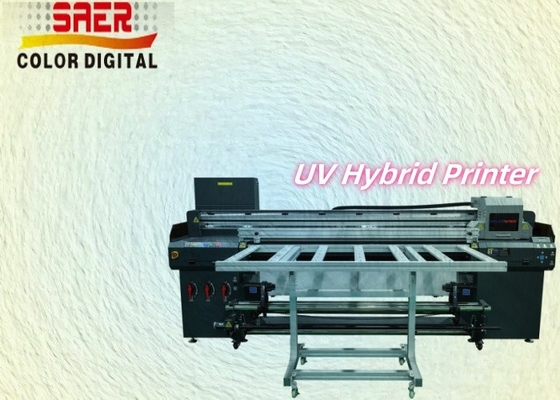 Mehrfarbiger Digitaldruck-Plotter Roll-to-Roll und flacher UV-Inkjet-Drucker