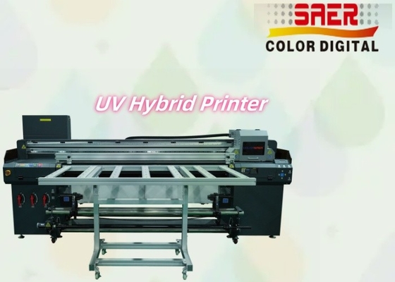 Digitale UV-Inkjet-Drucker Roll-to-Roll und Flatbed UV-Hybrid-Drucker
