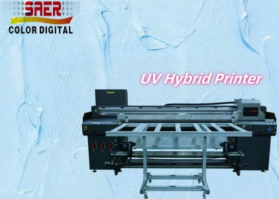 Digitale UV-Inkjet-Drucker Roll-to-Roll und Flatbed UV-Hybrid-Drucker