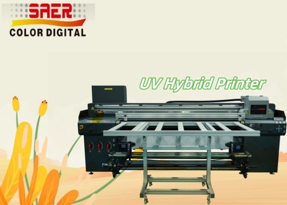 Digitale UV-Hybrid-Drucker Flatbed & Roll to Roll UV-Drucker