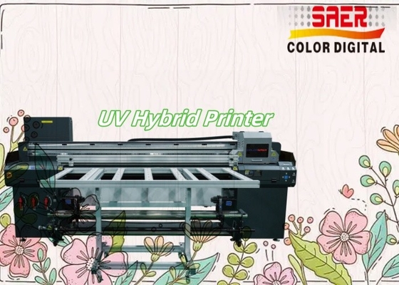 Fabrik-Direktlieferung Hochgeschwindigkeits-UV-Flachbett und Roll-to-Roll-Hybrid-Drucker