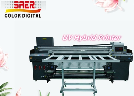 Flatbed und Roll to Roll UV-Drucker auf Leder Tapete Leinwand Film Borad mit hoher Auflösung