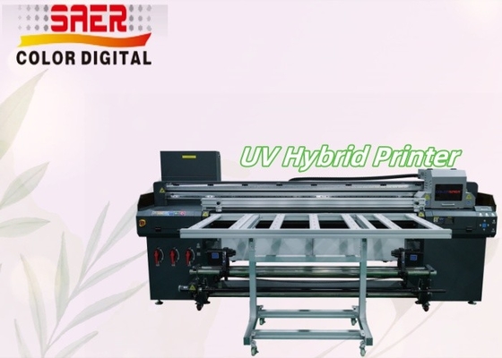 Roll-to-Roll und Flachbett UV-Hybrid-Drucker Produktfreundlich 180cm Breite UV-Drucker