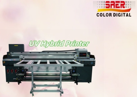 Automatische Hochgeschwindigkeits-Flachbett- und Roll-zu-Roll-Druckmaschine All-in-One-Tintenstrahldruckmaschine