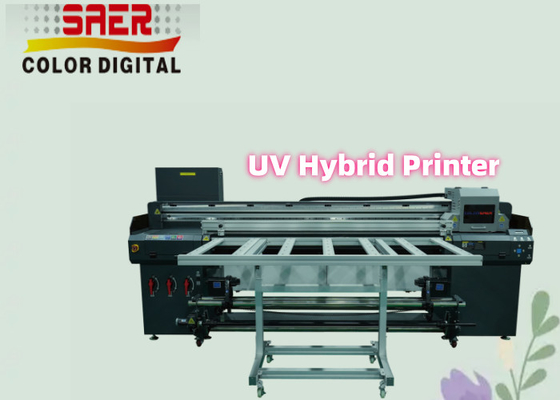 2 in 1 UV-Hybrid-Drucker für Keramik / Glas / Holz UV-Druckmaschine