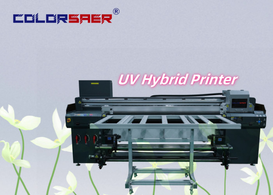 Digitaler Druckplotter UV-Hybrid-PVC-Banner Leder Breitgroßformat Inkjet-Drucker UV-Lackmaschine