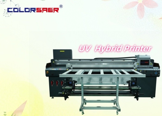 UV-Hybrid-Drucker mit hochauflösender Ausgabe für die professionelle Produktion von Beschilderung und Werbematerial