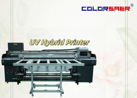 UV-Hybrid-Drucker mit hochauflösender Ausgabe für die professionelle Produktion von Beschilderung und Werbematerial
