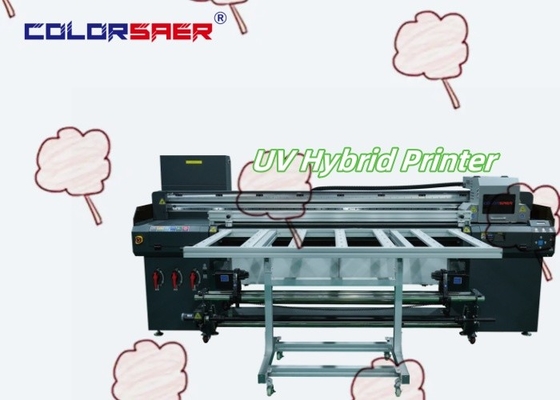Lange Lebensdauer Hybrid UV-Roll-to-Roll und Flatbed-Drucker Hochstabilität kommerzieller UV-Drucker