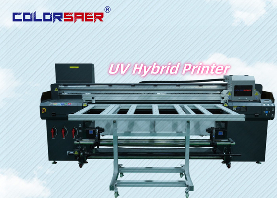 Lange Lebensdauer Hybrid UV-Roll-to-Roll und Flatbed-Drucker Hochstabilität kommerzieller UV-Drucker