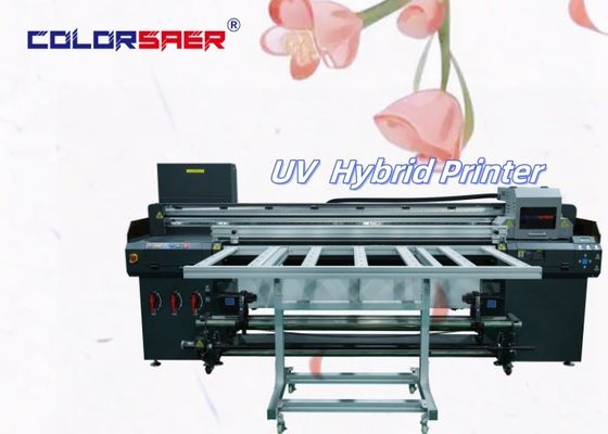 Fabrik-Direktlieferung 1,8 m UV-Hybrid-Inkjet-Drucker Roll-to-Roll und Flatbed für Werkzeugmaschinen