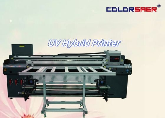 Flatbed und Roll zu rollen alles in einem UV-Hybrid-Drucker 6 Fuß UV-Plotter