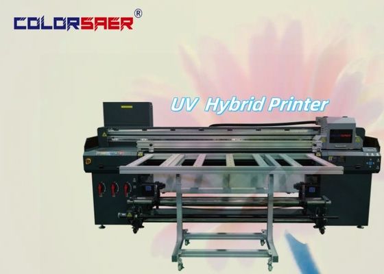 6 Fuß Flatbed & Roll zum Rollen in einem UV-Hybrid-Drucker für verschiedene Materialien