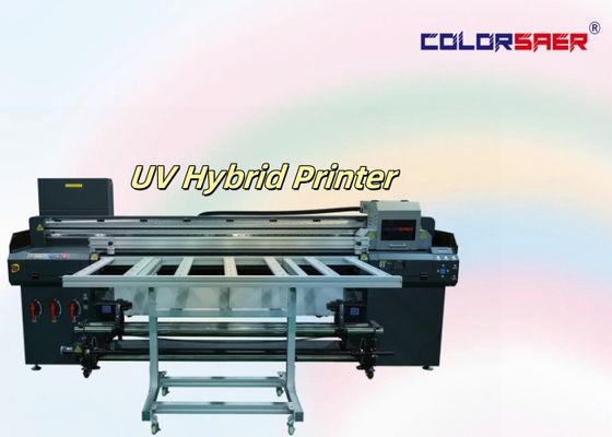 6ft New Technology UV Plotter Roll to Roll & Flatbed UV Hybrid Drucker Farbe + Weiß + Farbe + Lack