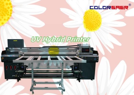1.8m 6ft Breite Roll To Roll und Flatbed UV Hybrid-Drucker Mehrfarbiger Farbe