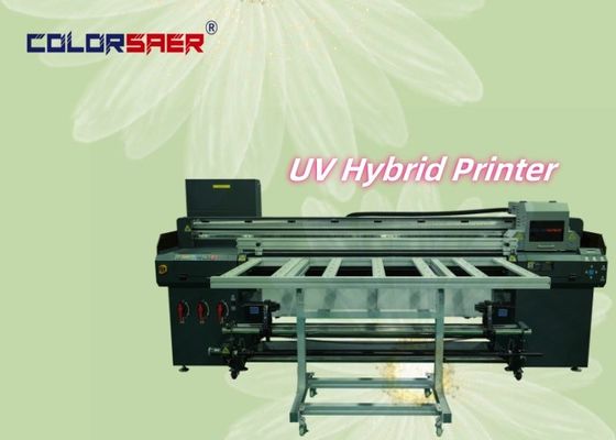 Neues Design 1,8 m 6ft Roll-to-Roll und Flatbed UV-Drucker für verschiedene Materialien