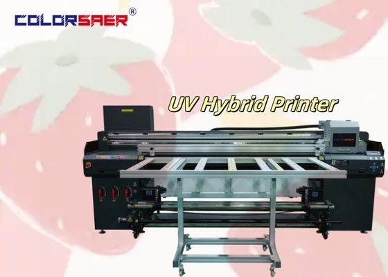 Hochgeschwindigkeits-automatische Flatbed- und Roll-to-Roll-UV-Hybrid-Plotter für kreative Beschilderung