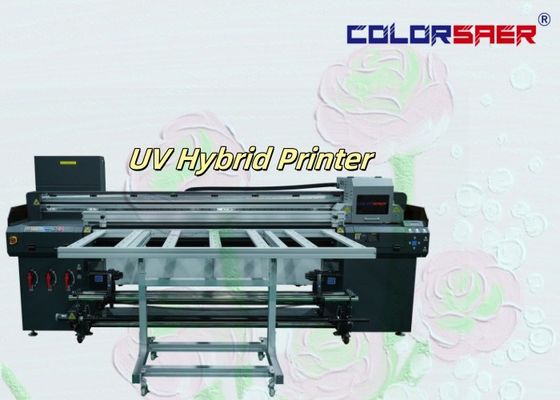 Farbe SAER 6 Fuß breites Format UV-Inkjet-Drucker Roll-to-Roll und Flatbed UV-Hybrid-Drucker